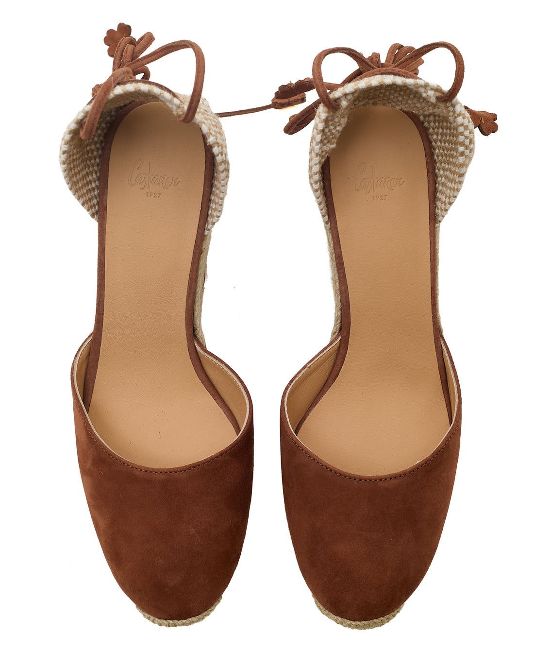 Carina 8 Cuero Wedge Espadrille