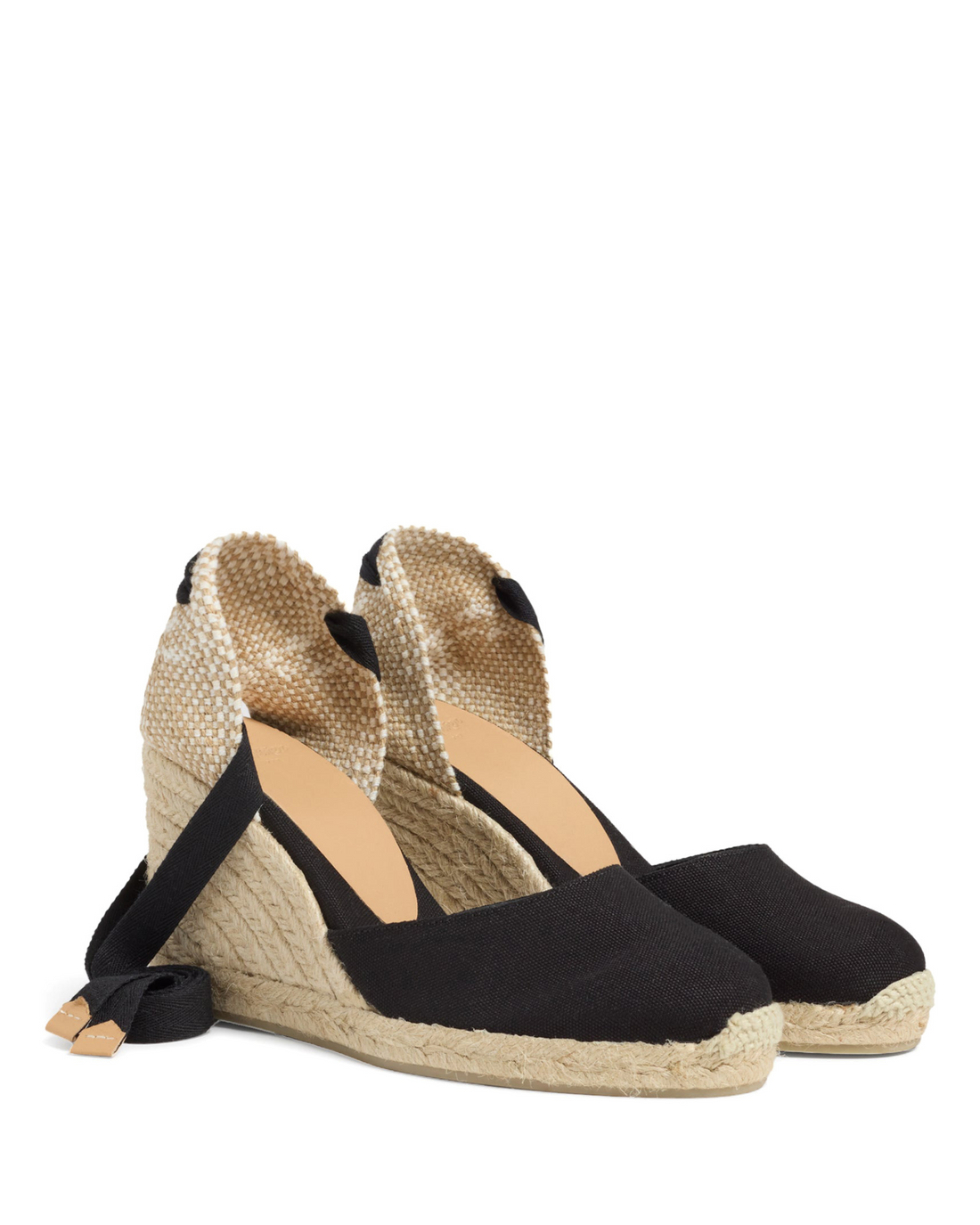 Carina 8 Negro Wedge Espadrille