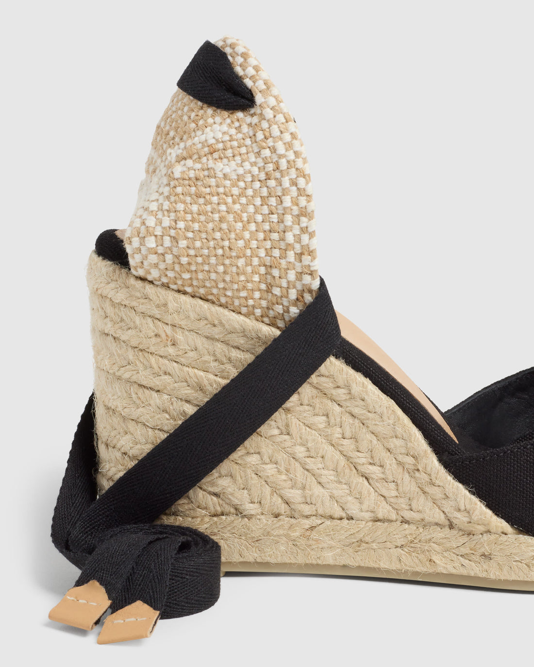 Carina 8 Negro Wedge Espadrille