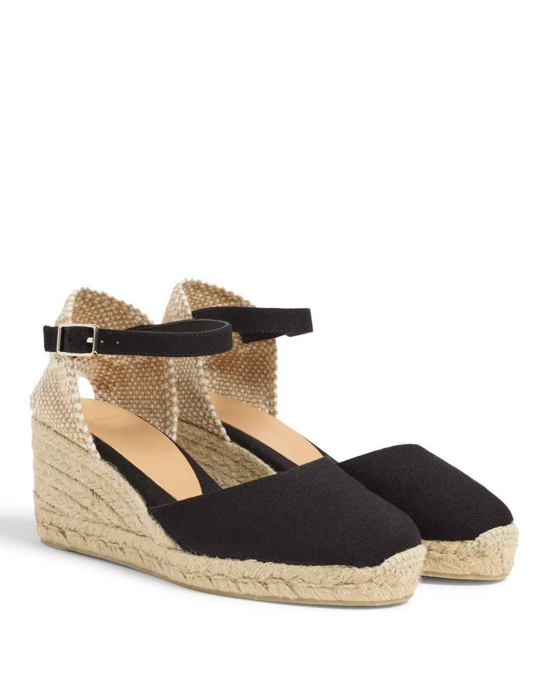 Carol 6 Negro Wedge Espadrille