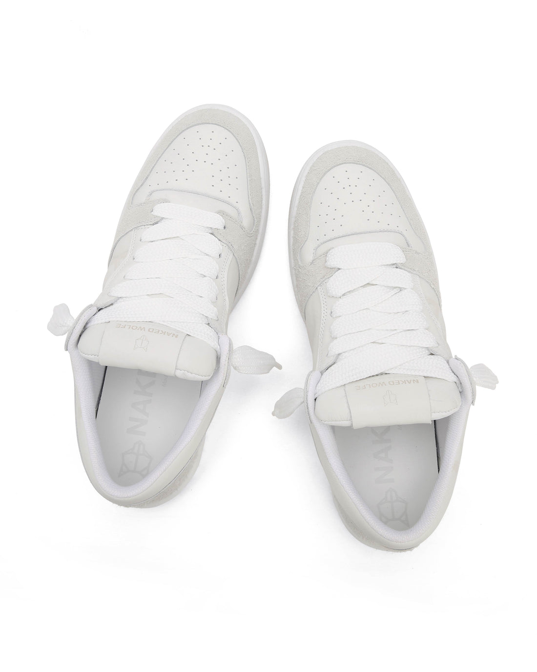 CM-00 White Lth / Hairy Ice Suede Combo