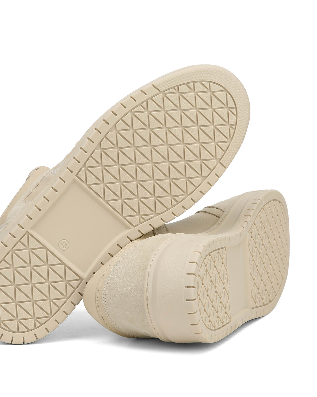 CM-01 Bone Leather / Ice Cow Suede Combo