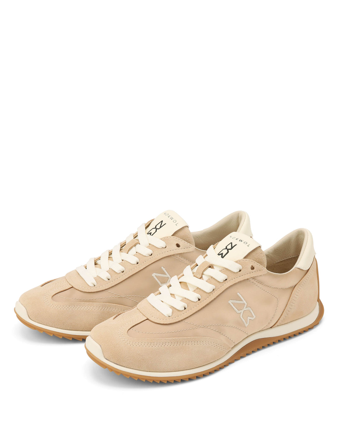 Colette Beige Suede/Satin