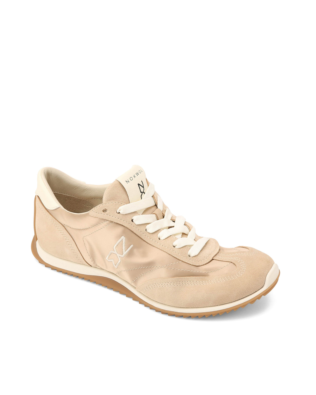 Colette Beige Suede/Satin