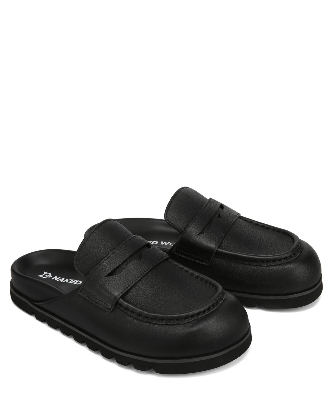 Cord Black Pebble Leather