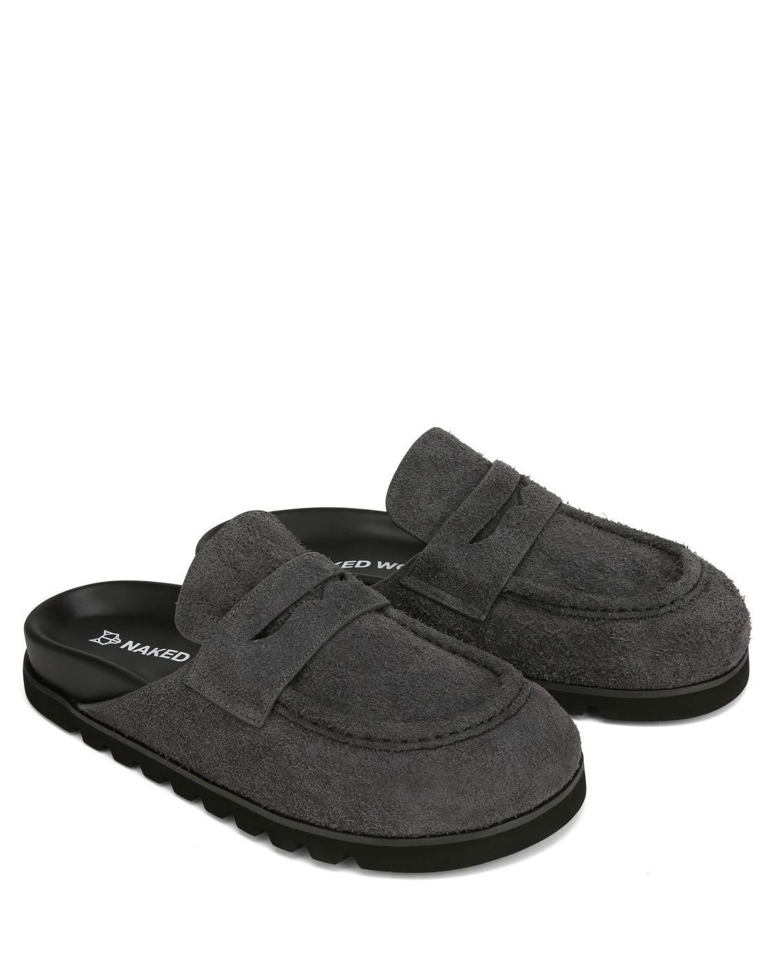 Cord Dark Grey Suede
