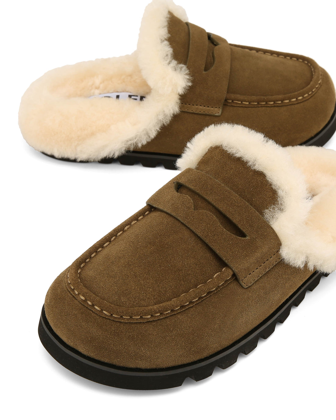 Corded Khaki Suede