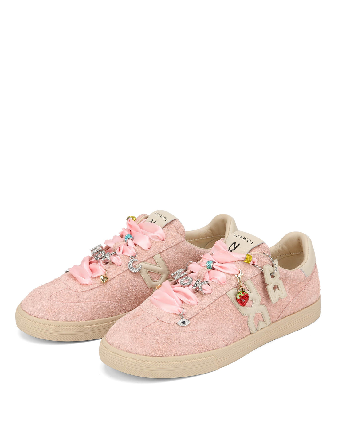 Cosmic Pastel Pink Suede