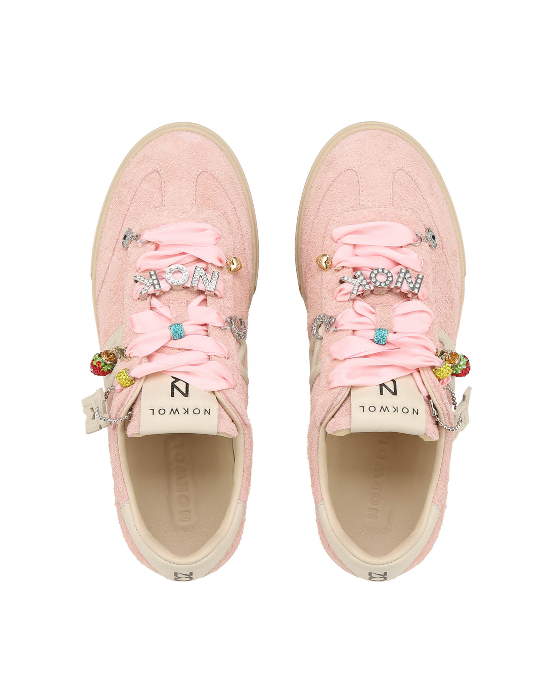 Cosmic Pastel Pink Suede