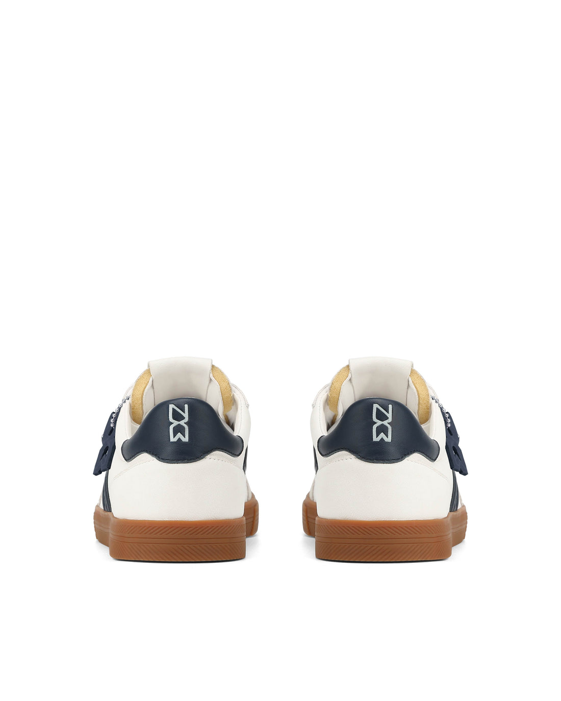 Cosmic White/Navy Leather