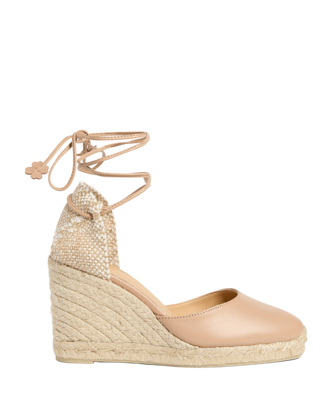 Carina 8 Nude Wedge Espadrille