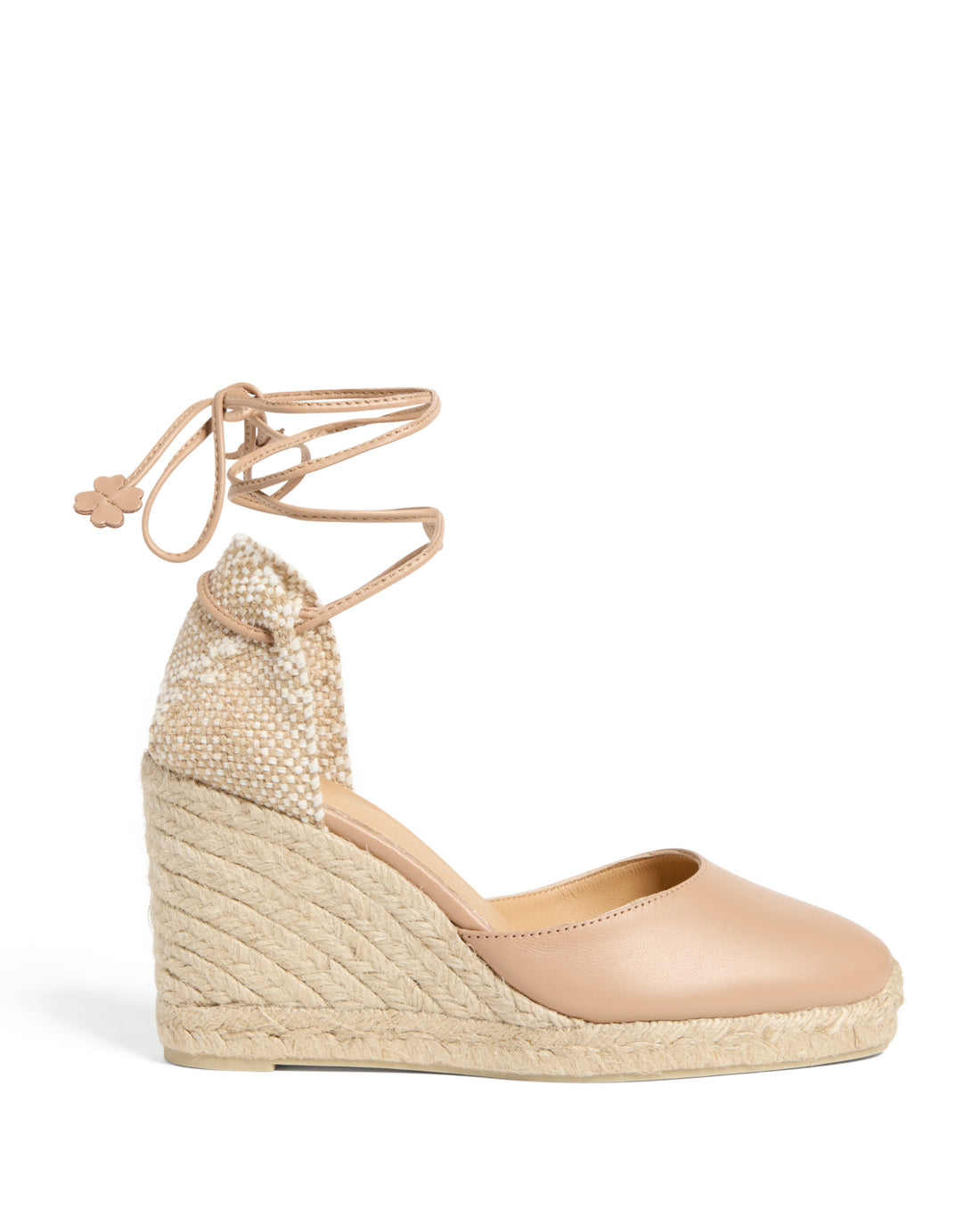 Carina 8 Nude Wedge Espadrille