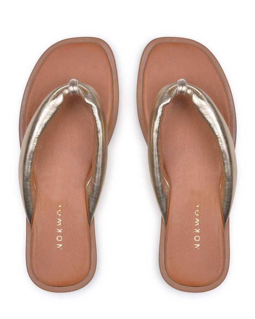 Billie Gold/Tan Leather