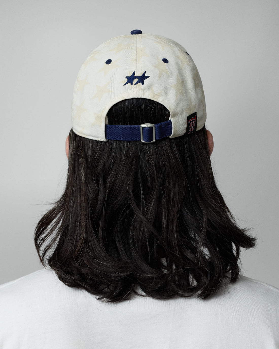 All-Over White Dad Cap