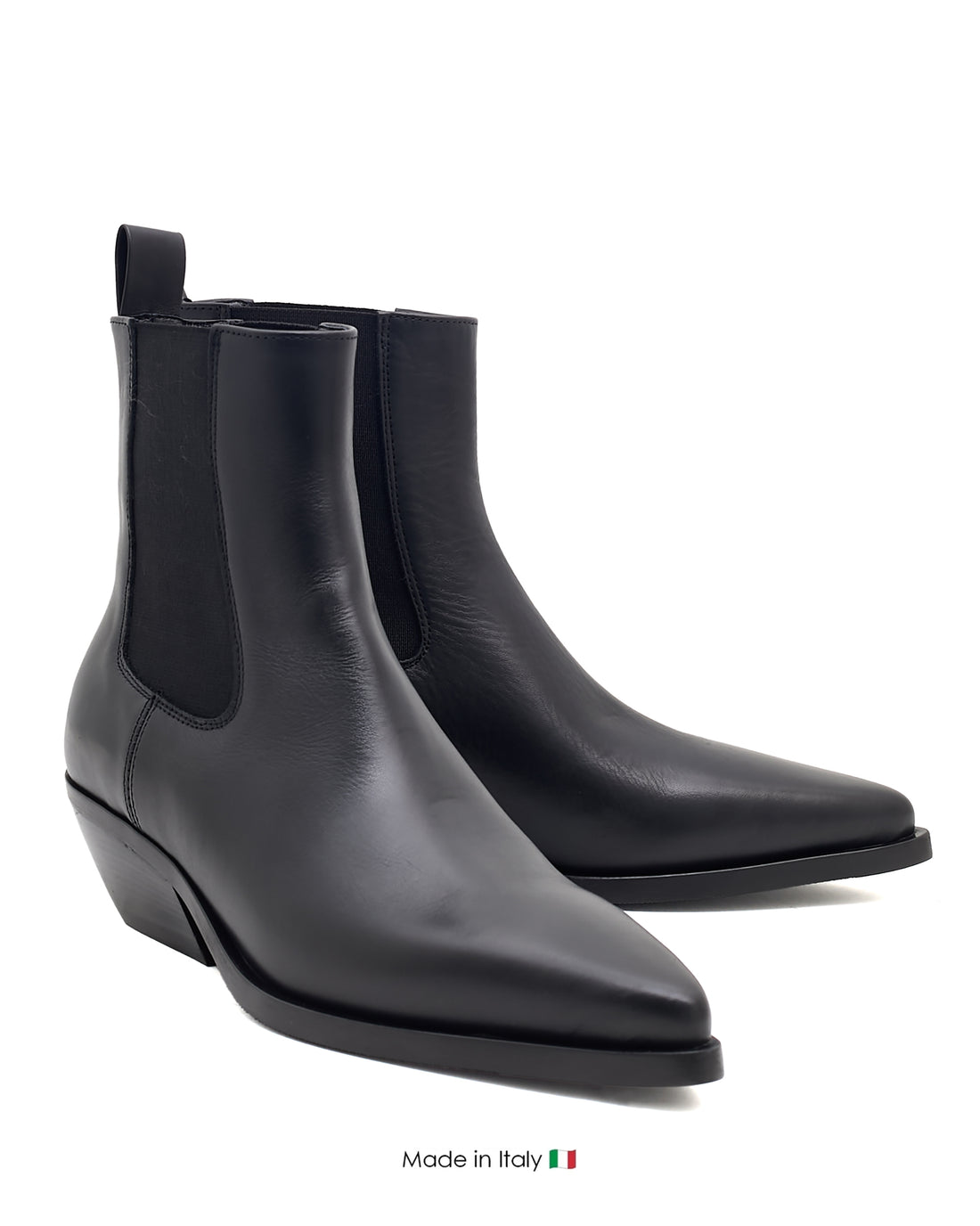 E4020 Black Boot Leather