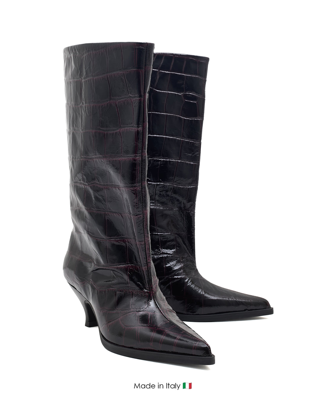 E4303 Burgundy Boot Leather