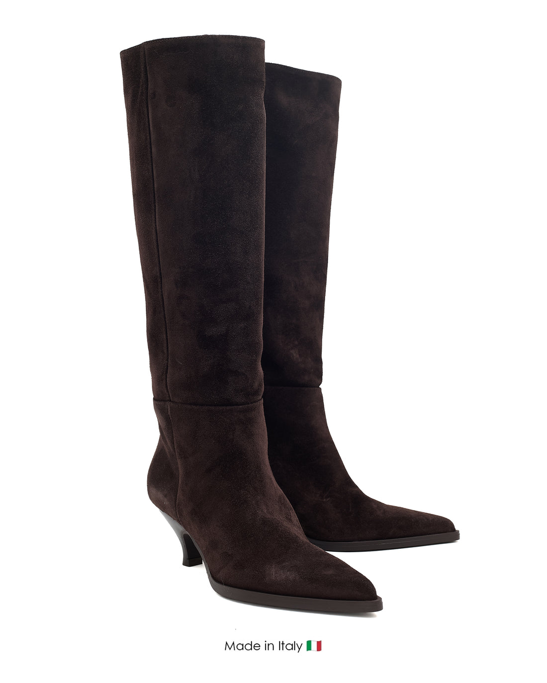 E4351 Dark Brown Boot Suede