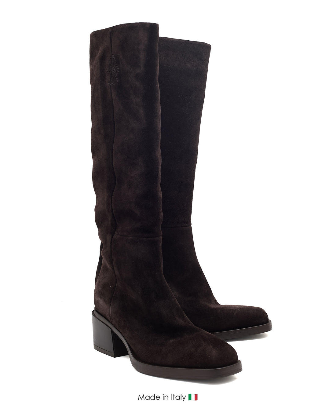 E4412 Dark Brown Boot Suede