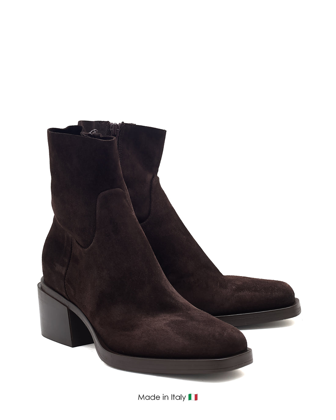 E4424 Dark Brown Boot Suede