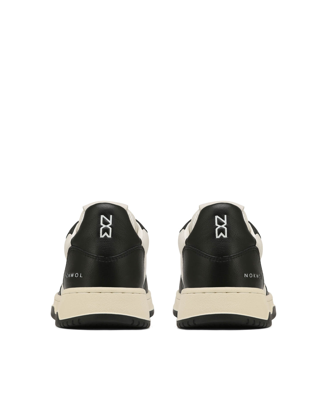 Evie Black/Off White Leather