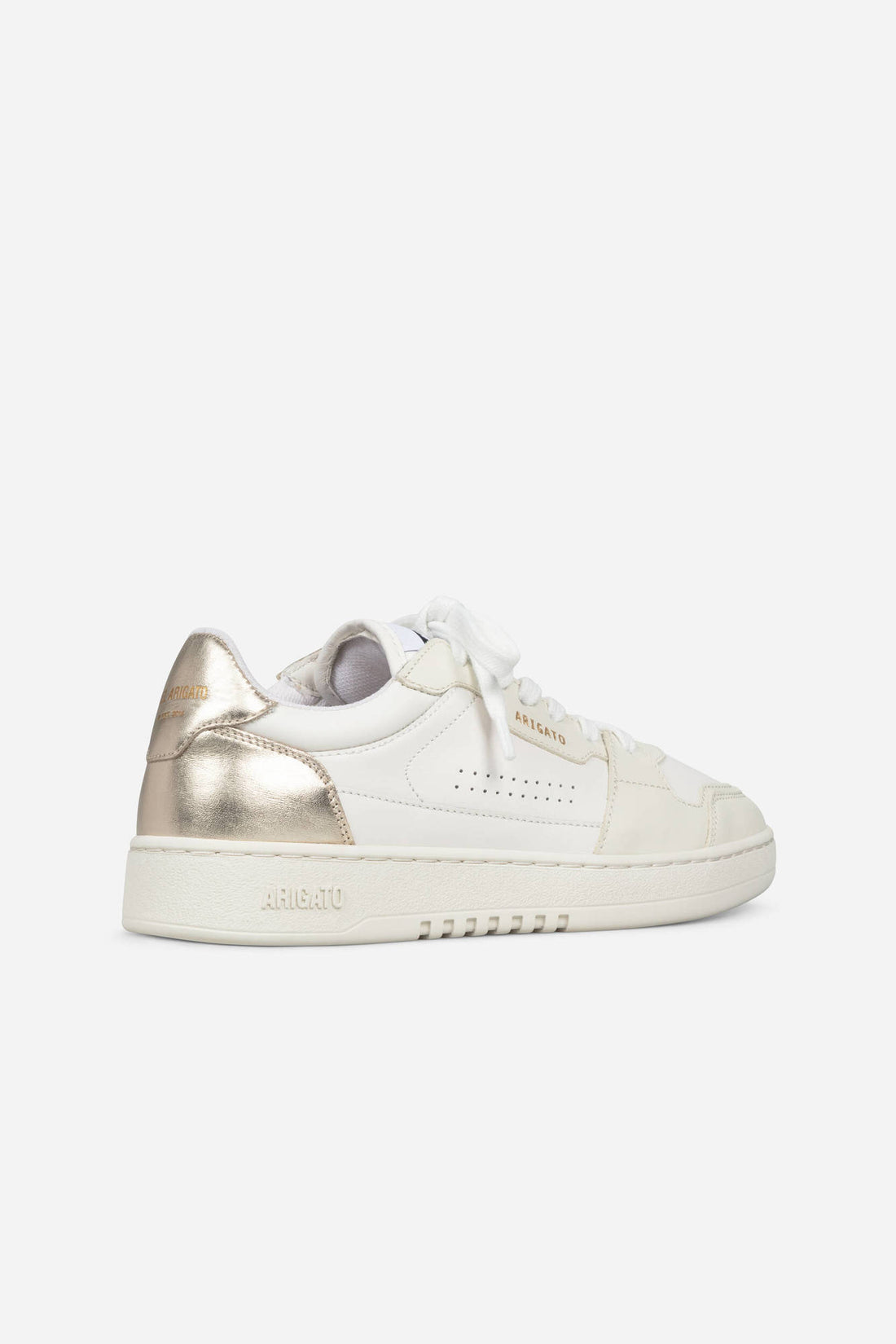 W Dice Lo Sneaker White/Gold Leather/Suede