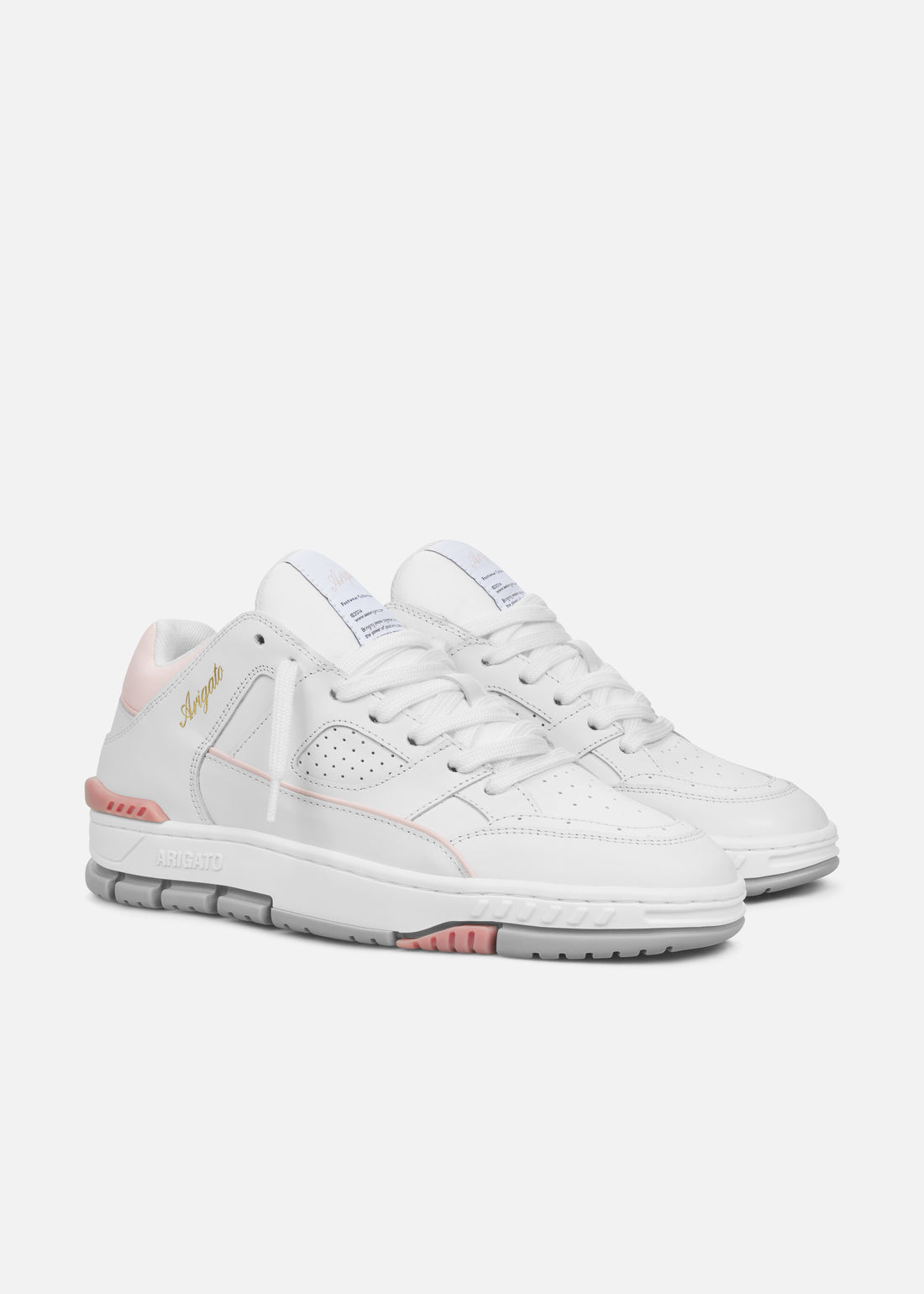 W Area Lo Sneaker White/Pink Leather
