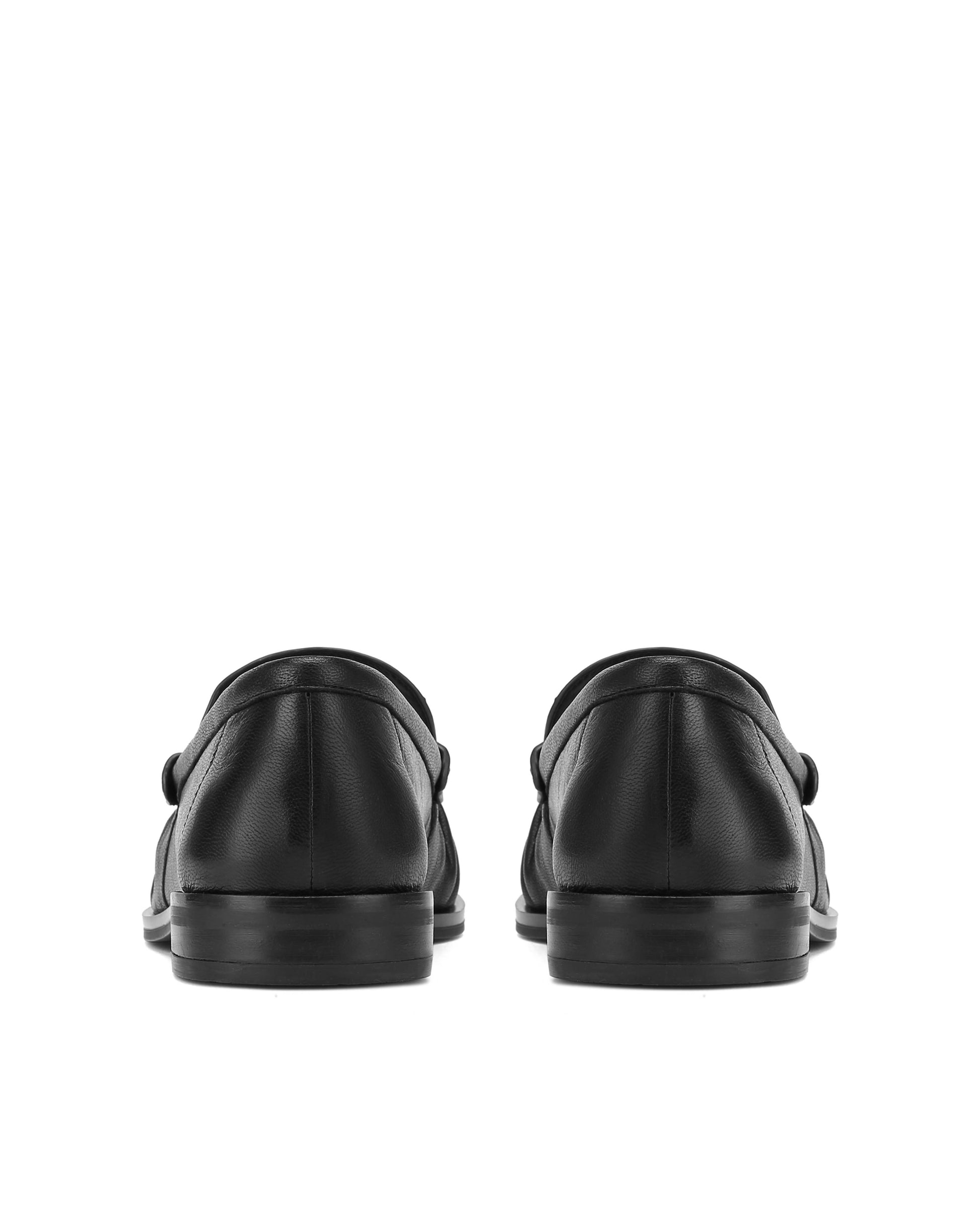 Haven Black Athena Loafers - back view
