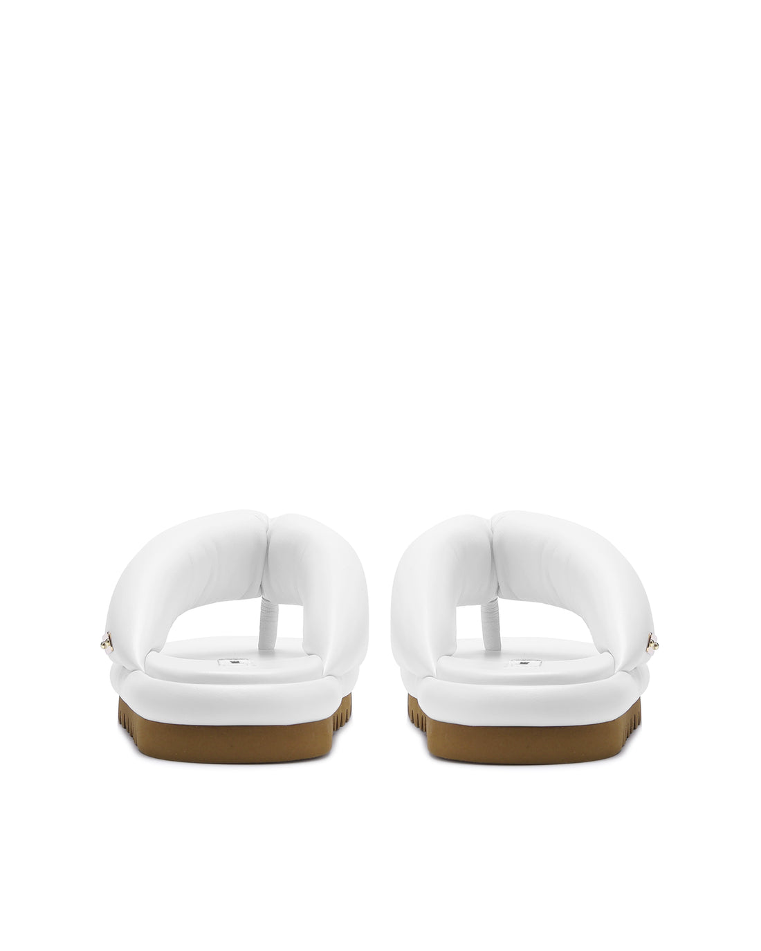 Hilary White Leather