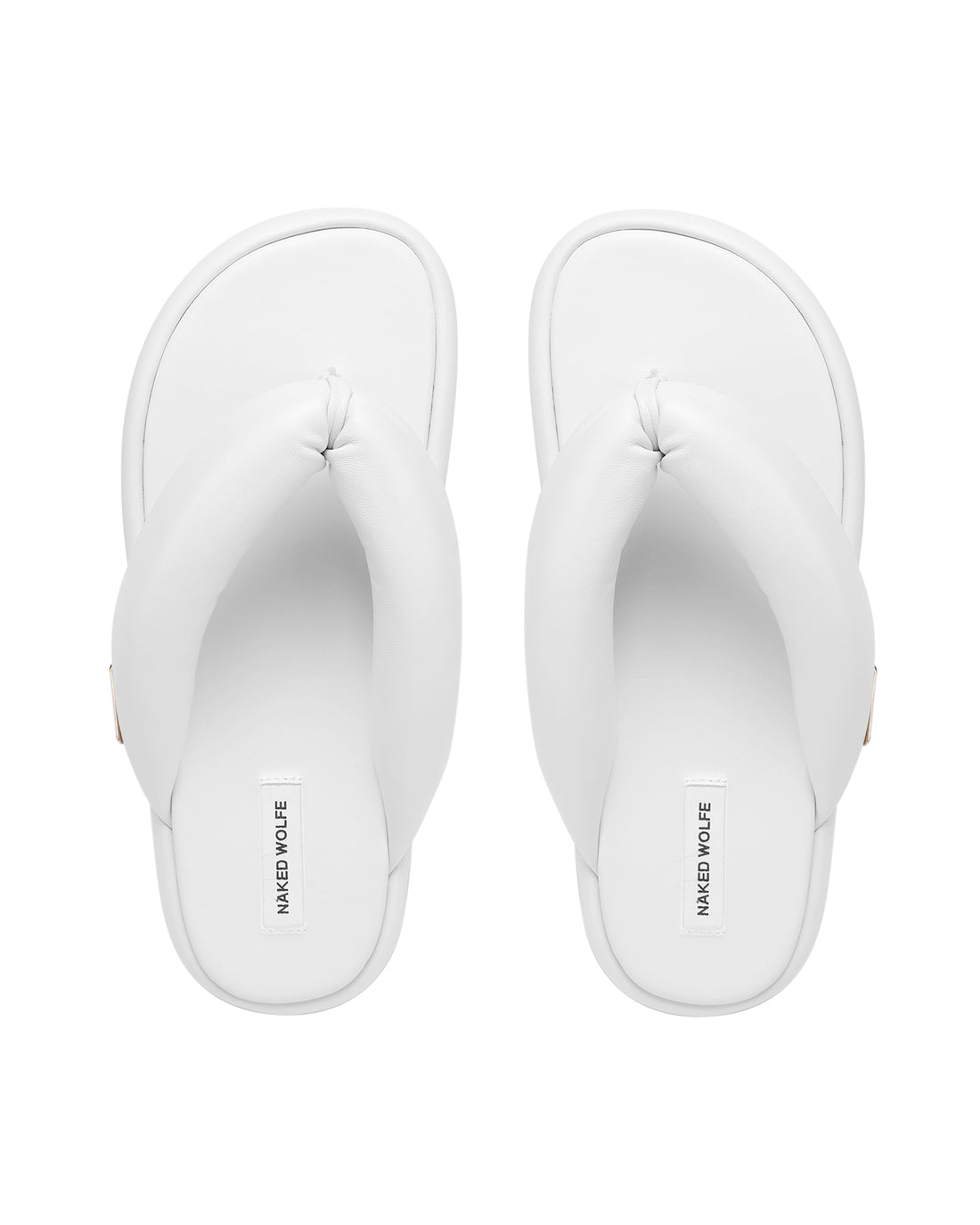 Hilary White Leather