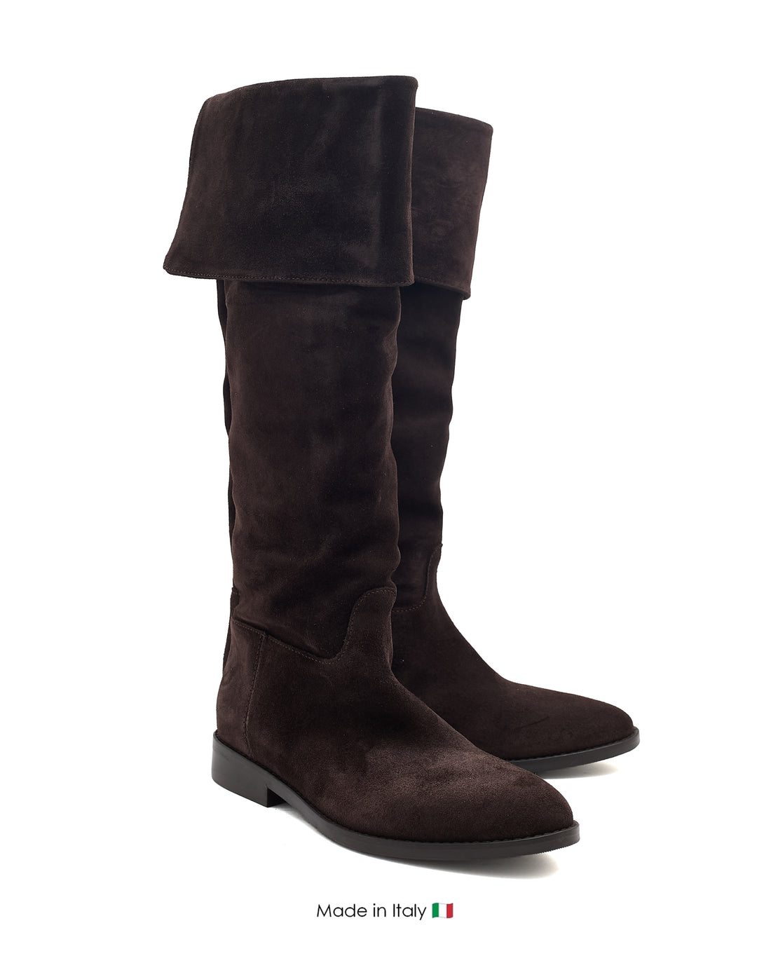 Idelle Dark Brown Suede