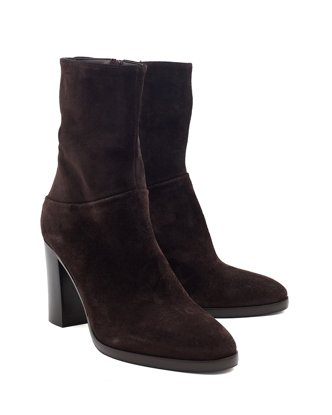 Isadora Dark Brown Suede