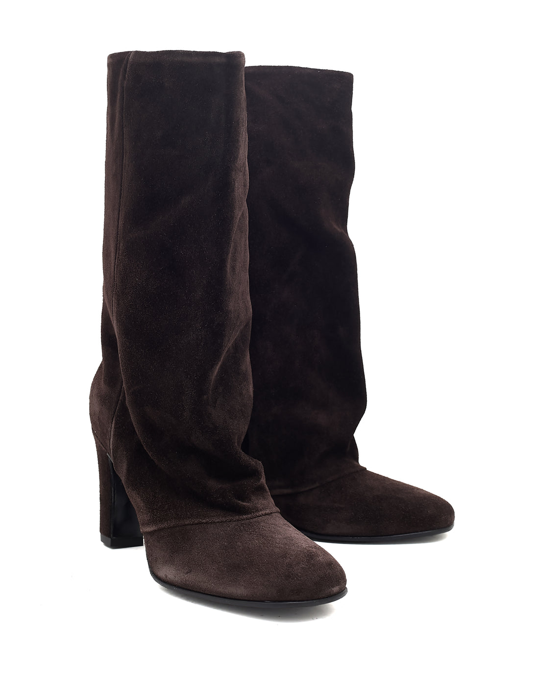 Issie Dark Brown Suede