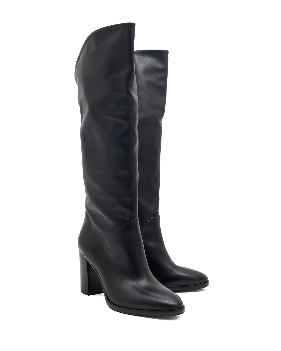 Ivery Black Leather