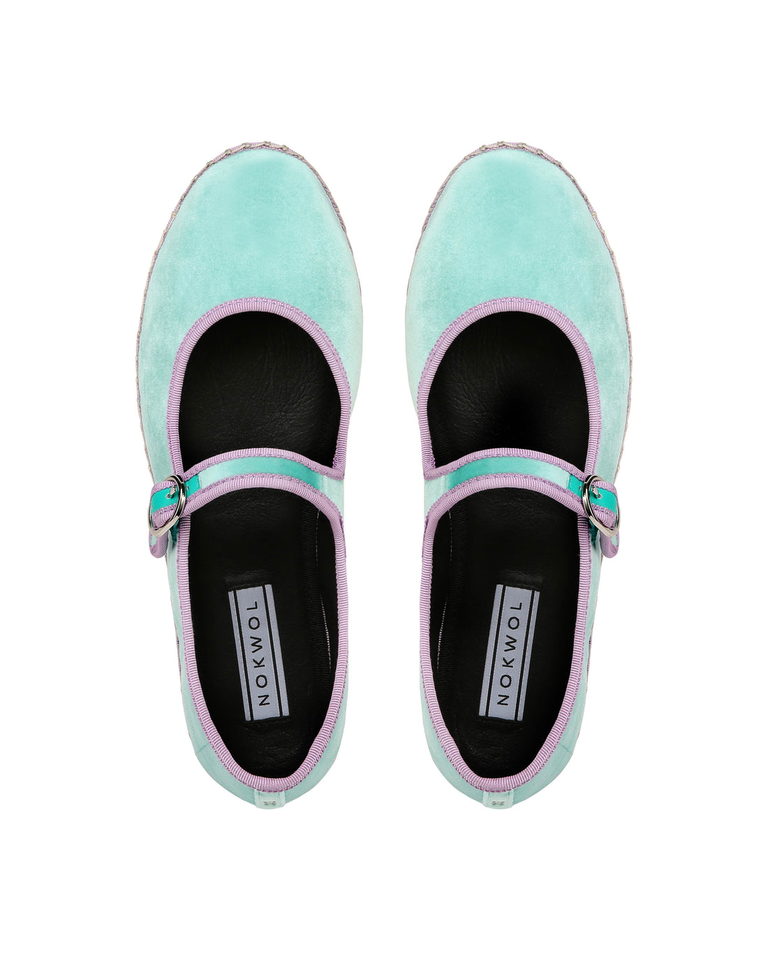 Mel Teal/Purple Velvet