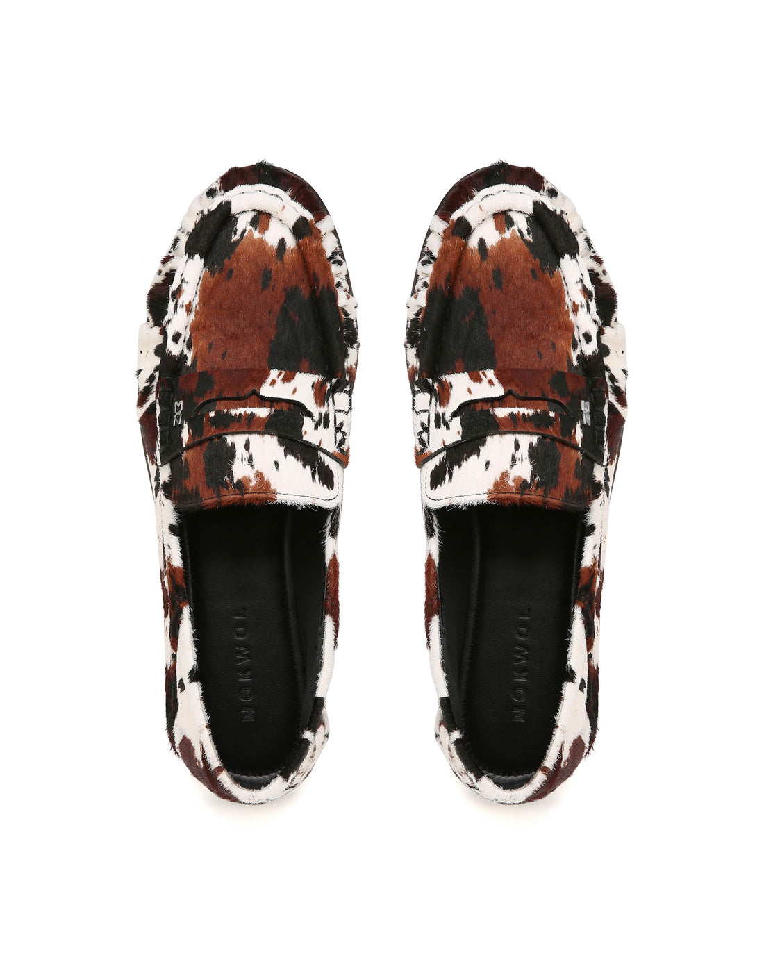 Mica Brown Cow Print