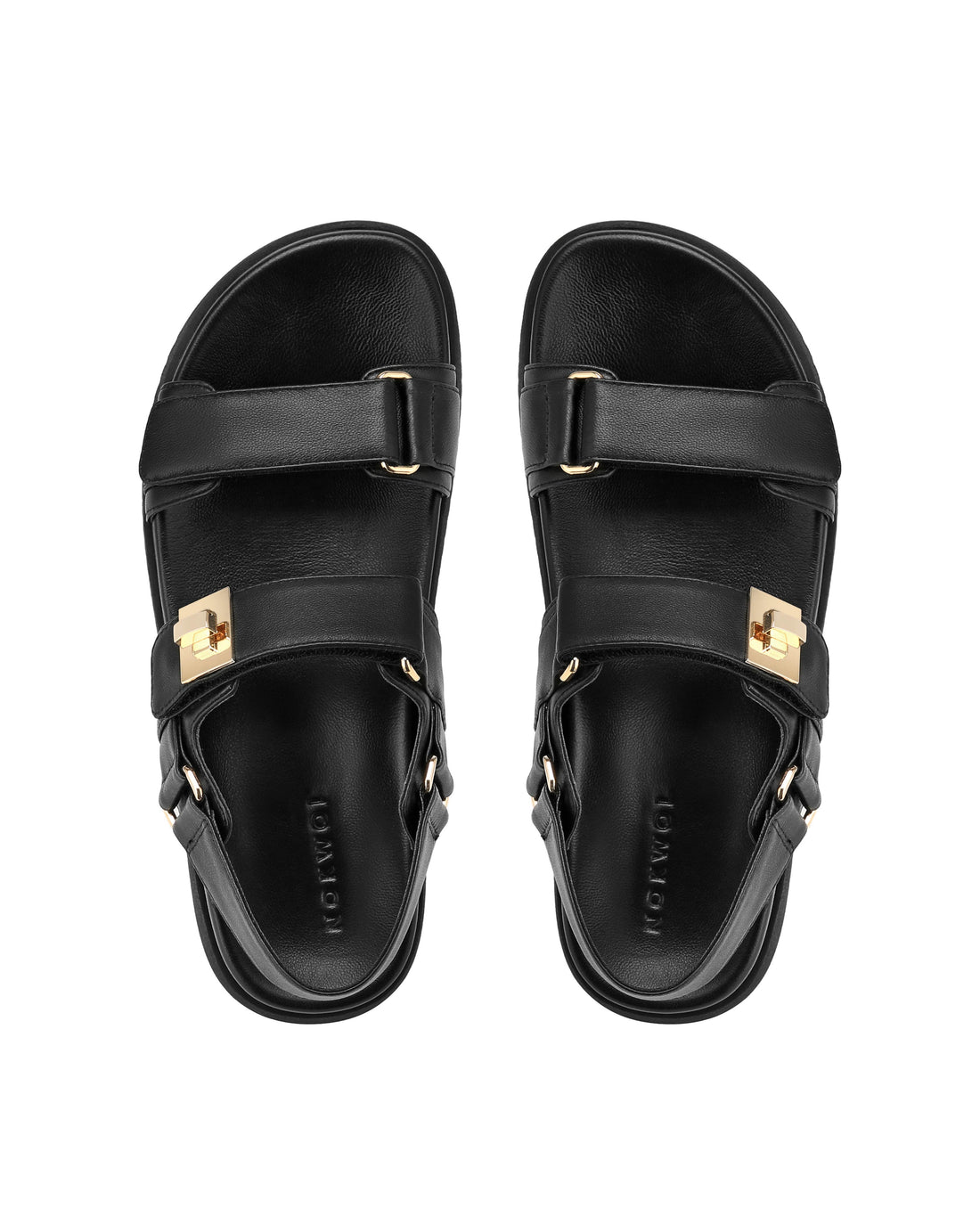 Mona Sheep Leather Black