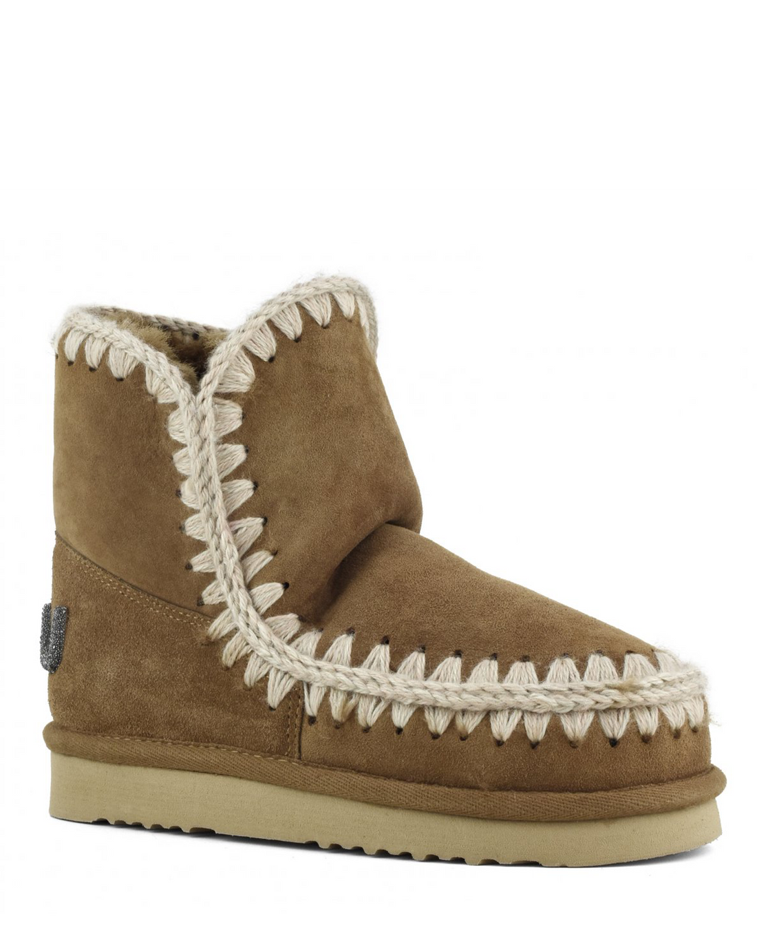 Eskimo 18 Glitter Logo Cognac Suede MU.FW101050A