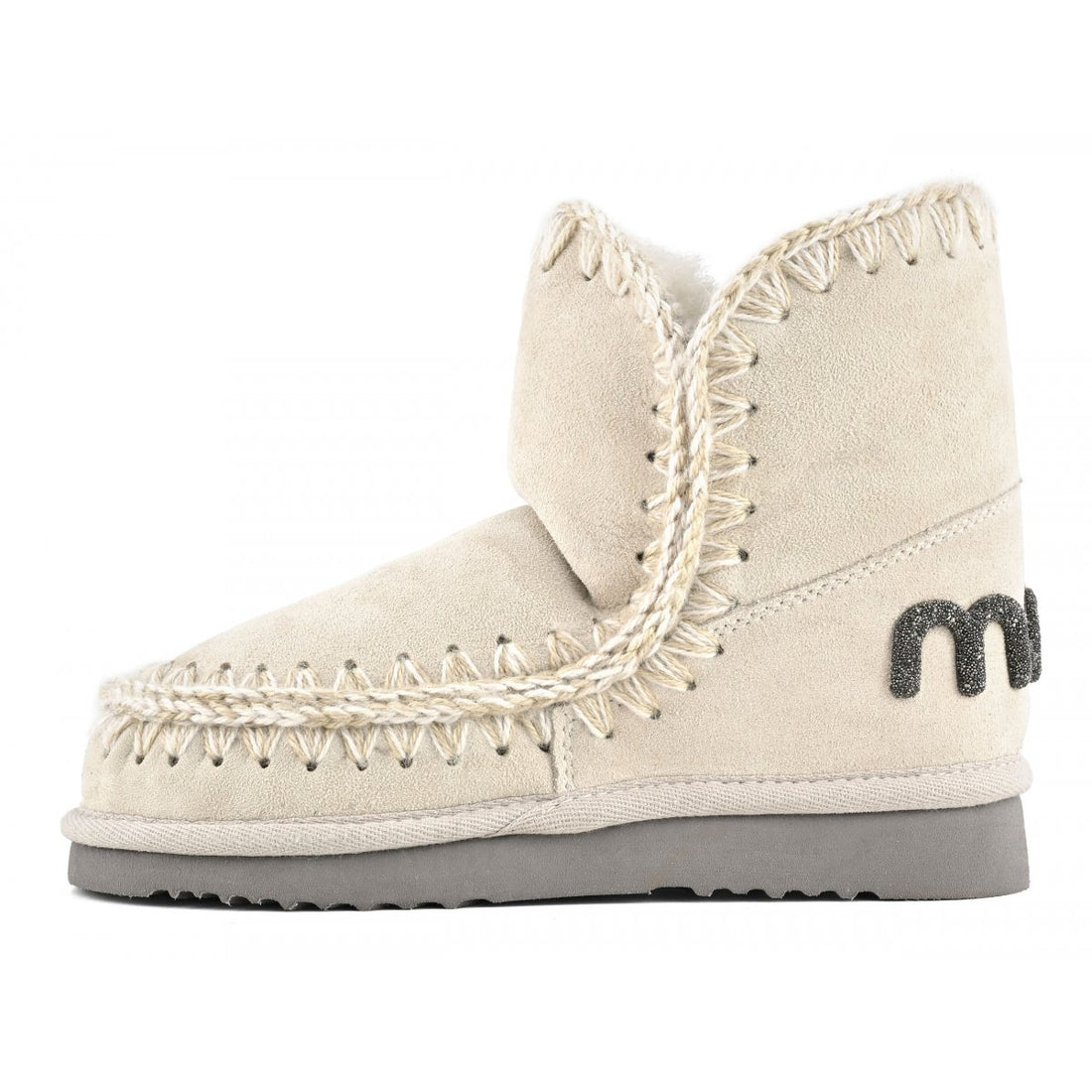 Eskimo 18 Glitter Logo Chalk Suede MU.FW101050A