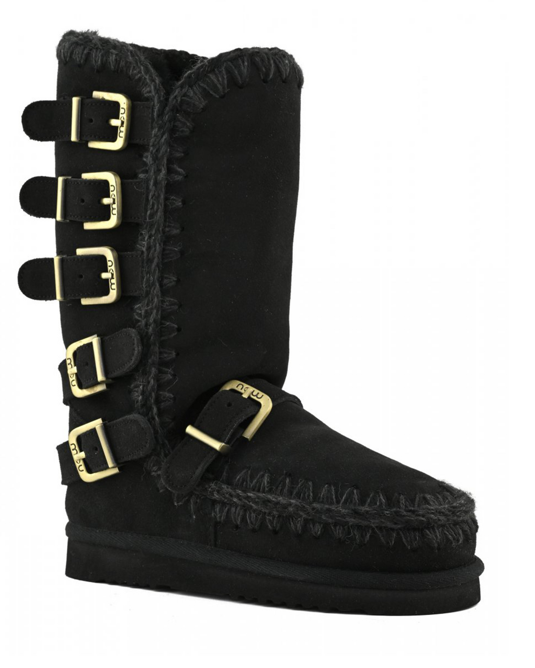 Eskimo 40 Buckle Black/Black Suede MU.FW101137A