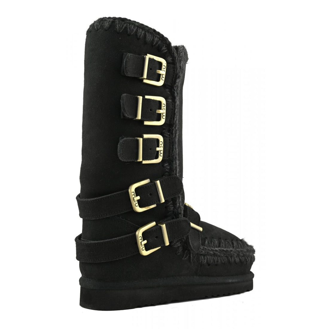 Eskimo 40 Buckle Black/Black Suede MU.FW101137A