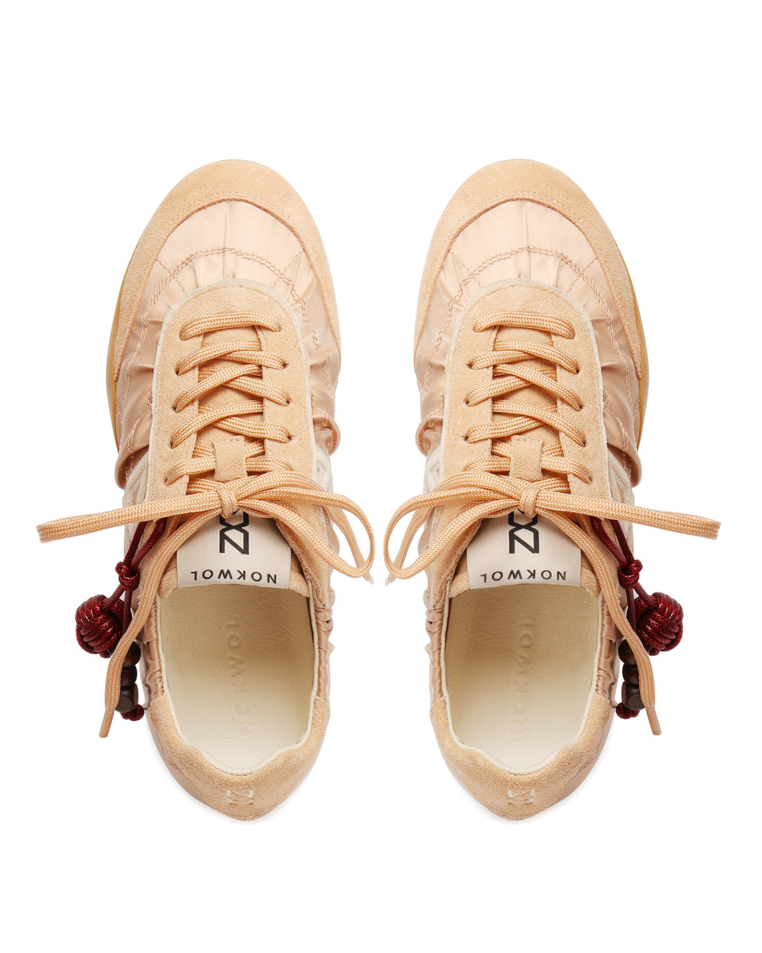 Mystic Satin Beige Suede