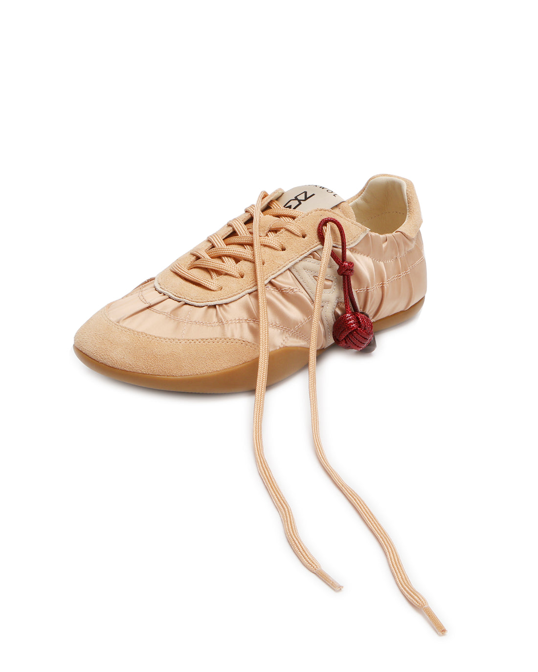 Mystic Satin Beige Suede