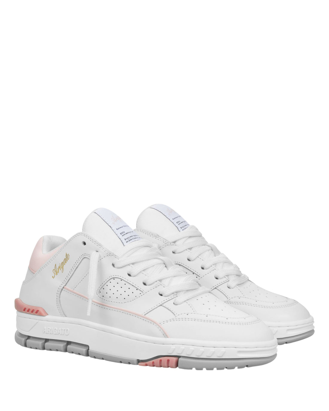 W Area Lo Sneaker White/Pink Leather