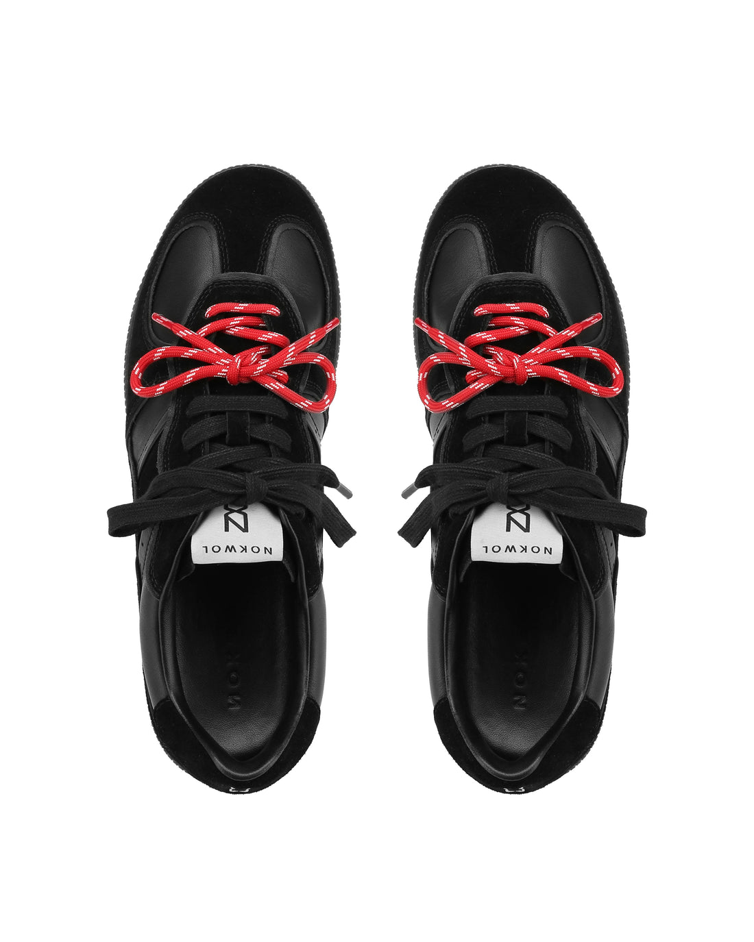 September-M Double Black Suede/Leather