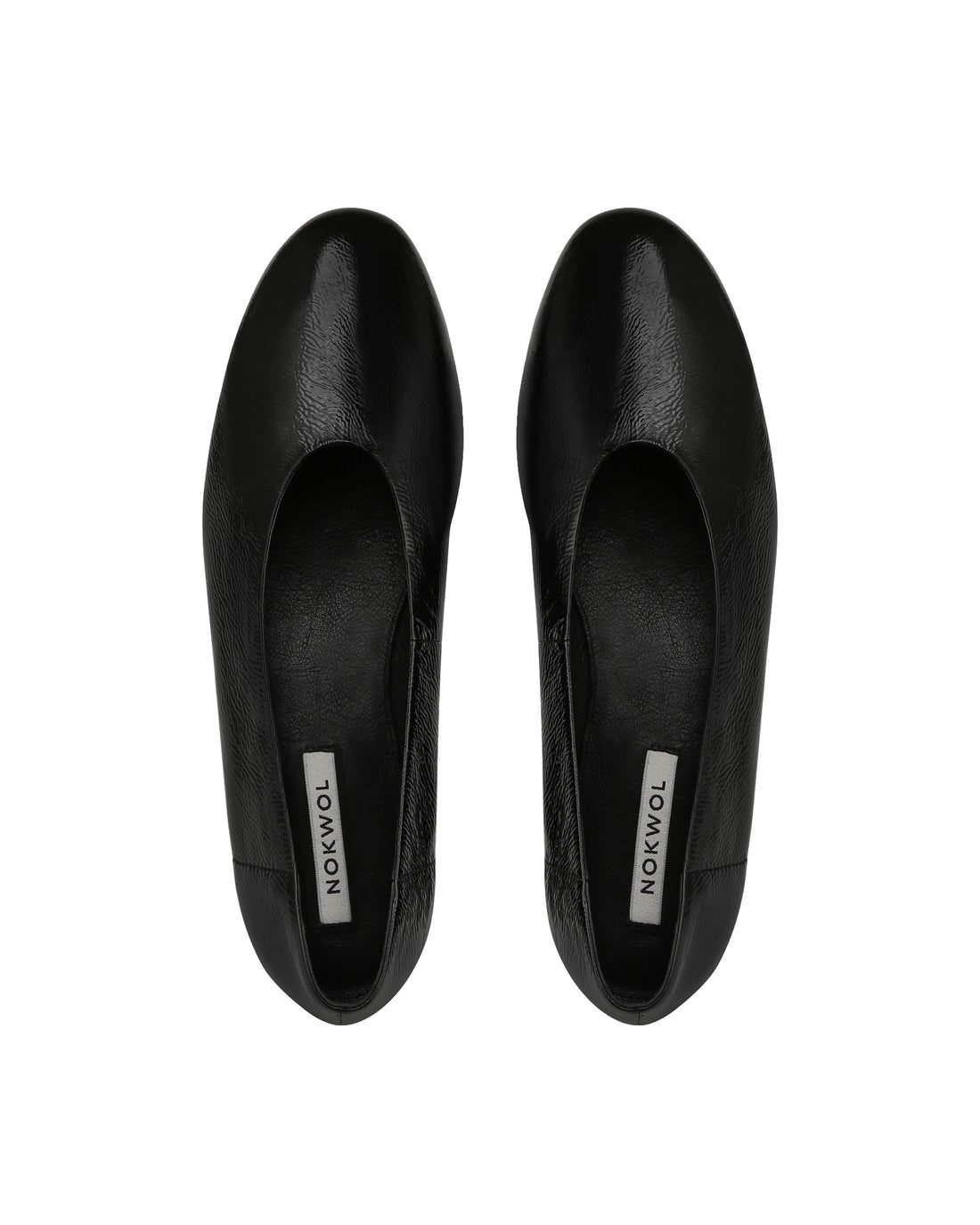 Tamsin Black Crinkle Patent