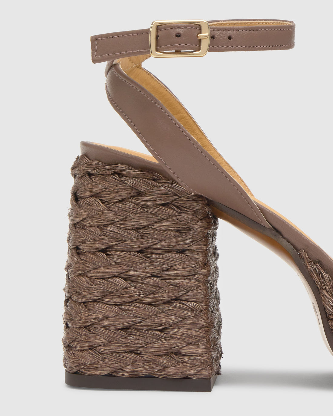 Valeriette Taupe Platform Sandal