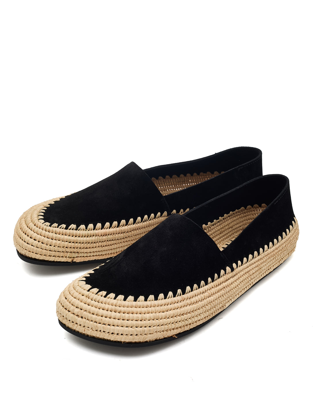 E4613 Velour Nero/Ric Ecru