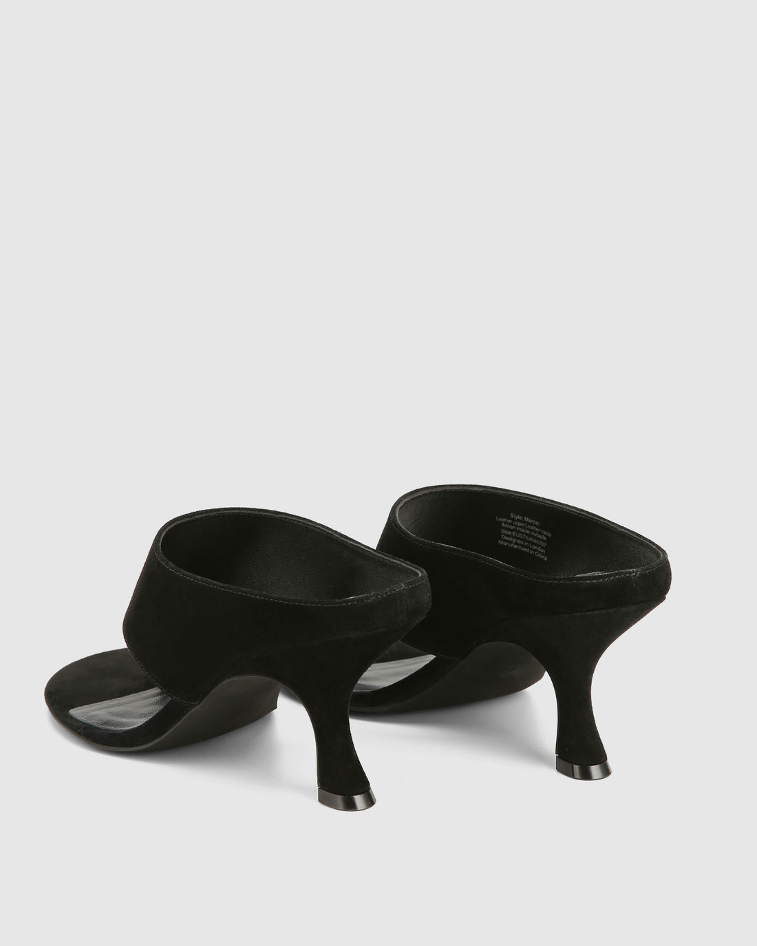 Mercer Black Suede